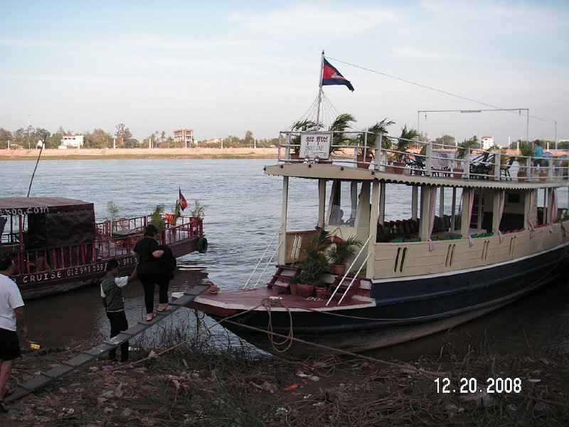 Mekong River Cruise - We had the whole boat to ourselves!